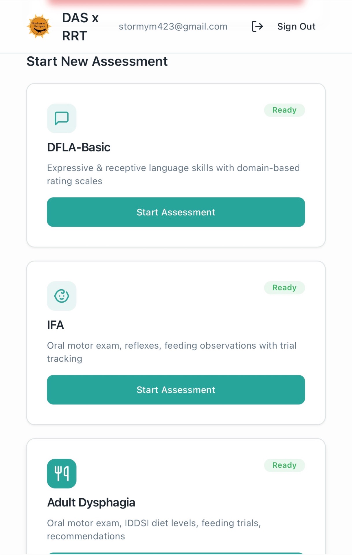 Dynamic Assessment Suite screenshot 2